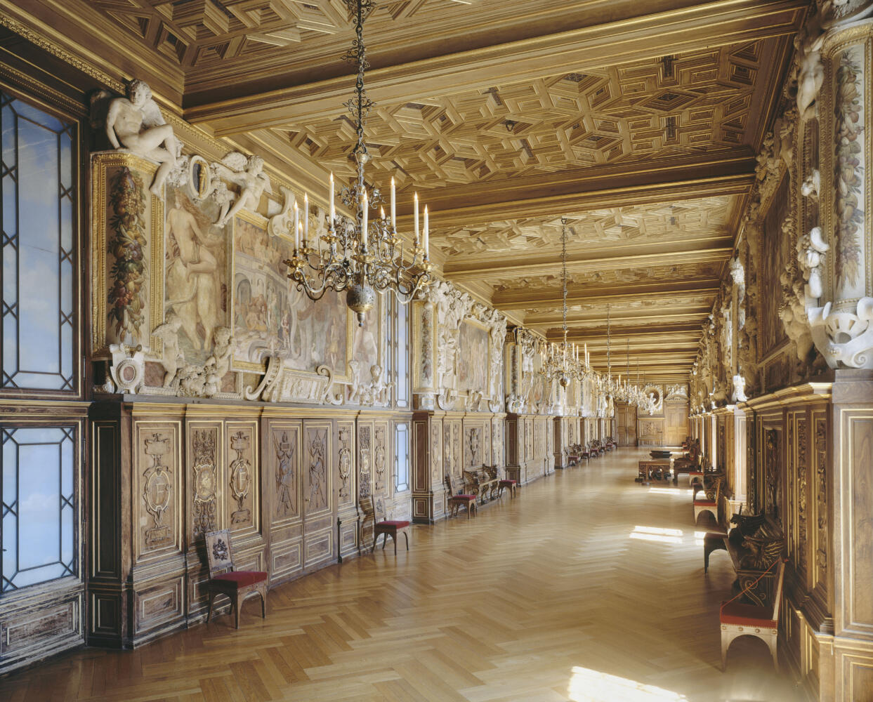 Galerie Francois Ier ©ChâteaudeFontainebleau